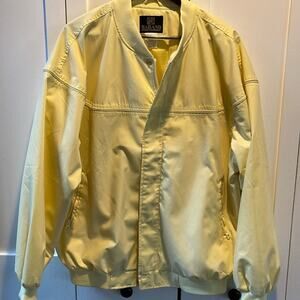 Men's Haband Yellow Lightweight Bomber Jacket Size XL